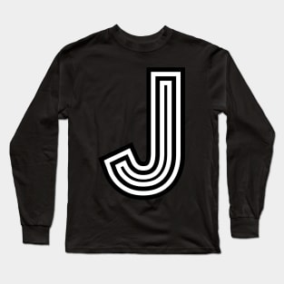 Letter J Long Sleeve T-Shirt